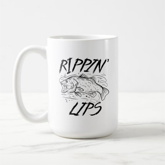 Mug Pêche et lèvres de Rippin (Gauche)