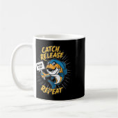 Mug Pêche Et Libération Drôle De Pêche  (Gauche)