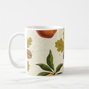 Mug Pêche et noix - Vintage Botanique