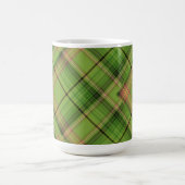 Mug Pêche et Plaid vert (superposé) (Centre)