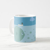 Mug Pêche individuelle personnalisée | Nom de la pâte  (Devant gauche)