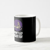 Mug Pêche Je ne m'endormirai pas sans poisson (Devant droit)