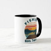 Mug Pêche Moulinet Thérapie Papa (Devant droit)