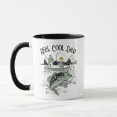 Mug Pêche Papa Super Cool (Gauche)