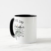Mug Pêche Papa Super Cool (Devant gauche)