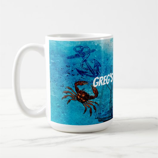 Mug Pêche personnalisée (Gauche)
