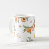 Mug Pêche personnalisée, abricots et boîte de pharmaci (Devant gauche)