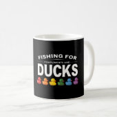 Mug Pêche pour Compliments et Canards - Rubbe humorist (Devant droit)