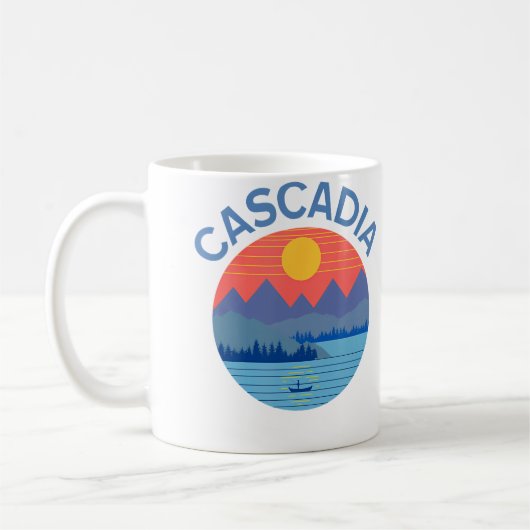 Mug Pêche Randonnée Camping Cascadia (Gauche)