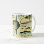 Mug Pêche scientifique vintage (Devant droit)