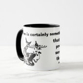 Mug Pêche - Sentiment paisible et paisible (Devant gauche)