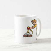 Mug Pêche sur aimant (Devant droit)
