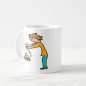 Mug Pêche sur aimant (Devant gauche)