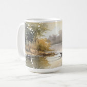 Mug Pêche sur le lac en détresse (Devant gauche)