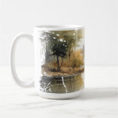 Mug Pêche sur le lac en détresse (Gauche)