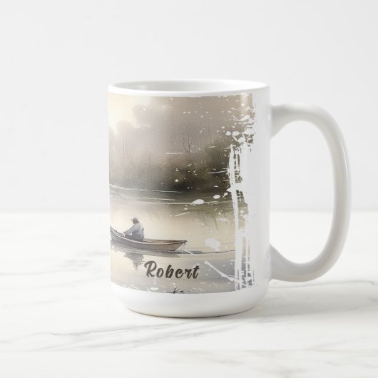 Mug Pêche sur le lac en détresse (Droite)