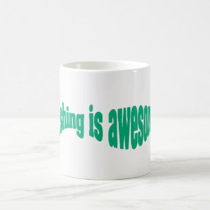Mug Pêche typographie Musique