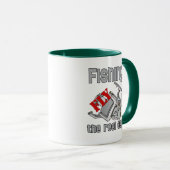Mug Pêcher à la mouche L'affaire Reel (Devant droit)