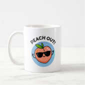 Mug Pêcher Drôle Fruit Pun (Gauche)