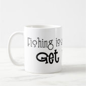 Mug Pêcher est un passe-temps ? Reel ! Humour de pêche (Gauche)