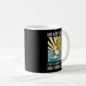 Mug Pêcher et dans la rivière Je vais perdre ma tête (Devant droit)