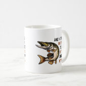 Mug Pêcher et dans la rivière Je vais perdre ma tête (Devant droit)