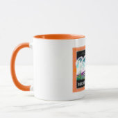 Mug Pêches abstraites (Gauche)