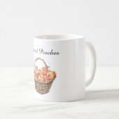 Mug Pêches dans un panier (Devant droit)