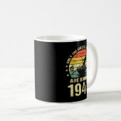 Mug Pêcheur 1947 75e Anniversaire Cadeau Pour 75 Ans (Devant droit)