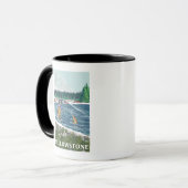 Mug Pêcheur à la mouche - Parc national de Yellowstone (Devant gauche)