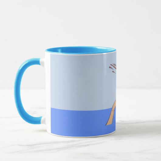 Mug Pêcheur bleu gauche combo (Gauche)