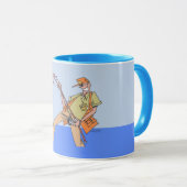 Mug Pêcheur bleu gauche combo (Devant droit)