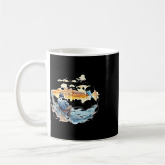 Mug Pêcheur dans une ville européenne détente pêche ar