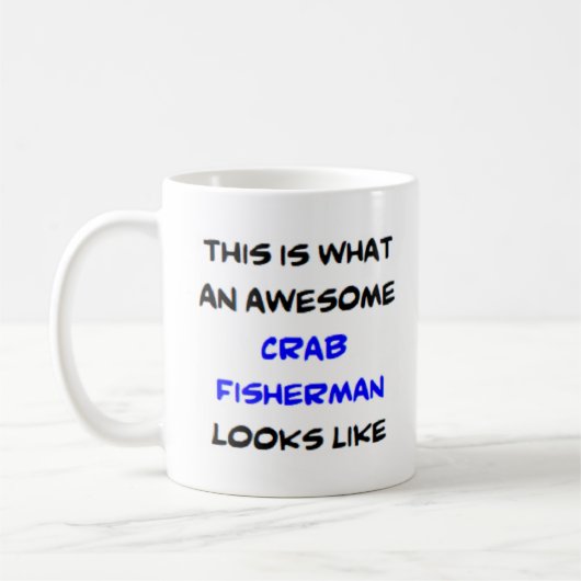 Mug pêcheur de crabe, génial (Gauche)