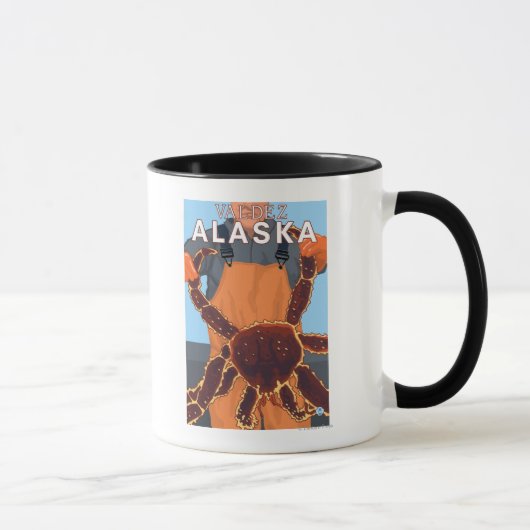 Mug Pêcheur de crabe royal - Valdez, Alaska (Droite)