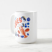 Mug Pêcheur de plage de fruits de mer Océan Tropical C (Devant gauche)