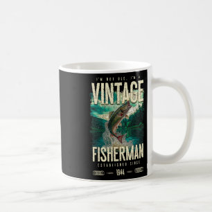 Mug Pêcheur de truite vintage drôle d'anniversaire de