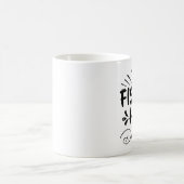 Mug Pêcheur drôle, Cheveux de pêche, ça m'est égal (Centre)