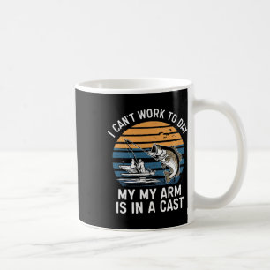 Mug Pêcheur Drôle Je Peux Travailler Aujourd'hui 