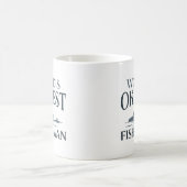 Mug Pêcheur le plus Okayest dans le monde (Centre)