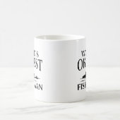 Mug Pêcheur le plus Okayest dans le monde (Centre)