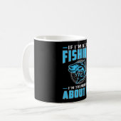 Mug Pêcheur Pêche Amour Pêche Rod Poisson Drôle Cadeau (Devant gauche)