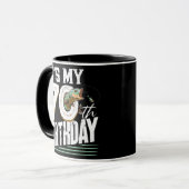 Mug Pêcheur pêcheur âgé de 70 ans 70e (Devant gauche)