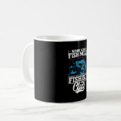 Mug Pêcheur travail moins de poisson plus (Devant gauche)