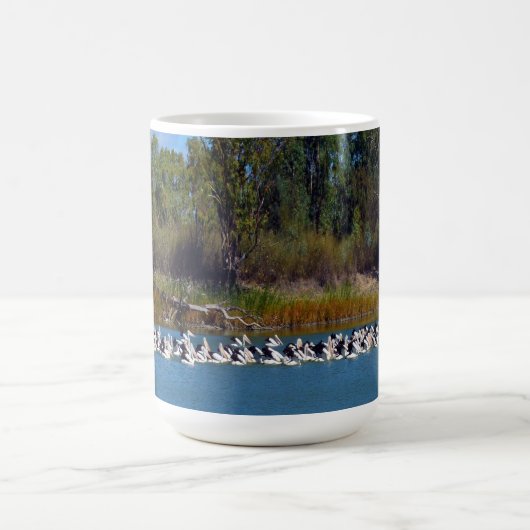 Mug "Pêcheurs de River Murray : un rassemblement pélic (Centre)