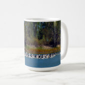 Mug "Pêcheurs de River Murray : un rassemblement pélic (Devant droit)