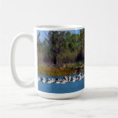 Mug "Pêcheurs de River Murray : un rassemblement pélic (Gauche)