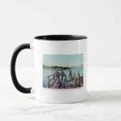 Mug Pêcheurs montrant les prises du jour (Gauche)