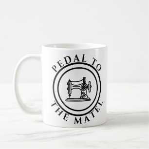 Mug Pédale À La Machine À Coudre Métal Drôle