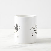 Mug Pédale et équilibre oranges tendant vers le brun (Centre)